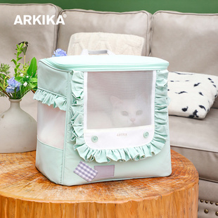 ARKIKA宠物猫咪包便携外出装小体犬狗狗带出门用防应激双肩背书包