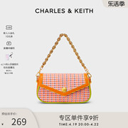 charles&keith春夏，女包ck2-80781789女士链条，手提包斜挎包