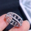 黛比dowdloq露珠戒指女轻奢纯银18k金铂金(金铂金)钻石，指环对戒情侣百搭潮
