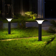 涵时尚led户外防水草坪灯15W太阳能圆形压铸铝材花园别墅公园景观