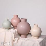 现代简约陶瓷花瓶摆件客厅干花插花茶几餐桌玄关软装饰品花器摆设