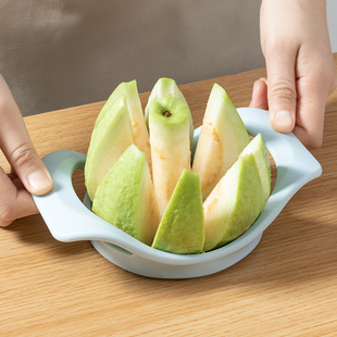 切苹果切块切水果工具梨子，去核分离切果器，花朵型切片分切分割神器