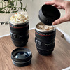 镜头水杯摄像单反，摄影保温杯男设计小众创意个性，搞怪相机咖啡杯子