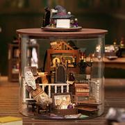 手工拼装diy小屋玻璃瓶魔法小屋魔法3d立体建筑模型桌面摆件礼物
