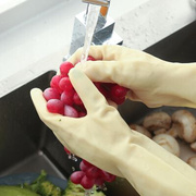 克林莱橡胶手套洗衣服洗碗专用防水厨房家务耐磨防滑家用五袋组合