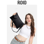roid真皮包包女款名牌，2023流行的小众设计师，高级感单肩斜挎信封包