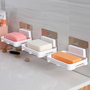 肥皂盒吸盘壁挂香皂盒沥水，卫生间香皂架免打孔浴室，厨房收纳置物架
