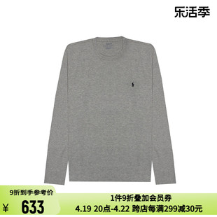 Polo Ralph Lauren 秋冬男士小马标纯色圆领长袖T恤 301365