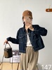 zz.com牛仔外套女秋装韩版时尚，洋气短款港味，百搭长袖上衣夹克