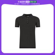 香港直邮Nanushka 黑色短袖Polo衫 NW22CRTP014