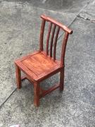 红木家具非洲花梨木小靠背椅刺猬，紫檀儿童梳子，靠背椅小孩椅换鞋椅