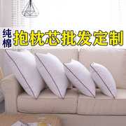 纯棉沙发抱枕芯靠枕芯十字绣，靠垫芯子40455055606570方枕芯