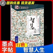 墨点行楷字帖严海南经典文化智慧人生字帖练字公务员成人学生行楷速成女生高中生硬笔书法临摹练习本儿童小学生钢笔字帖入门练字