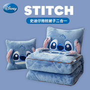 迪士尼草莓熊抱枕(熊抱枕，)被子两用枕头午睡空调，毯2023折叠靠枕可收纳
