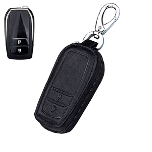 适用于丰田14款RAV4拉链汽车遥控器套智能二键款汽车钥匙包套