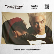 T.O.P崔胜铉韩国BIGBANG歌手写真周边墙布装饰背景布海报挂布挂毯