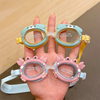 儿童泳镜卡通男童女童潜水镜小螃蟹，可爱宝宝防水防雾高清游泳眼镜