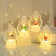 圣诞节复古小油灯 电子蜡烛灯 LED小马灯创意装饰摆设风灯
