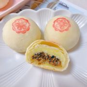 台湾网红方小笙台式卤肉绿豆椪凸绿豆小月饼6入特产点心糕饼礼盒