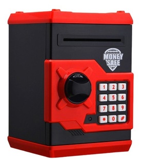 外贸保险箱密码存钱罐创意，迷你atm零花钱卷钱硬币储钱罐玩具