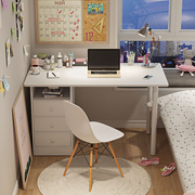 桌子女生卧室长方形简易出租屋，简约ins网红书桌，梳妆台一体电脑桌