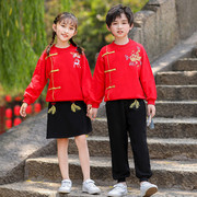 幼儿园园服汉服中国风小学生校服春秋装国学入园照班服儿童演出服