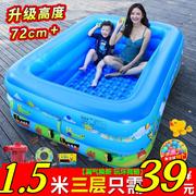 充气游泳池儿童家用大人小孩室内家庭折叠浴缸婴儿游泳桶戏水宝宝