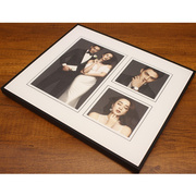 结婚照水晶桌摆组合照片7寸 10寸韩式简约婚纱照相框摆台超窄边框
