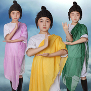 儿童成人西游记演出服装，如来灵吉文殊菩萨佛祖头饰，帽子衣服全套装
