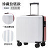 高档高档行李箱男女镜面18寸小型大容量静音滑行密码旅游箱子