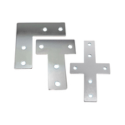 铝挤型材料配件(20 30 40 45)十字一字型/L型/T型连接板钣