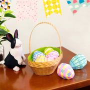 复活节兔子彩蛋3d创意，diy益智手工立体纸，模型摄影道具节日装饰品