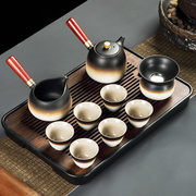 茶具茶盘套装家用小套型高档轻茶道瓷，功夫茶壶茶杯客厅办公室会客