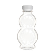 330ML一次性瓶子塑料透明带盖pet食品级葫芦广东中草药凉茶打包瓶