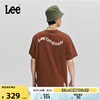 Lee商场同款24春夏舒适版Logo印花男圆领短袖T恤LMT0074723RX