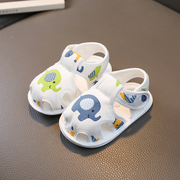 婴儿凉鞋夏软底(夏软底)学步鞋，1岁男宝宝，8个月步前鞋婴幼儿室内布鞋防滑