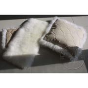 高档AA进口澳洲欧式羊毛地毯客厅纯羊毛卧室定制白色沙发垫