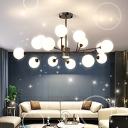 客厅灯简约现代大气2023年北欧风格，家用树枝灯具餐厅客厅吊灯