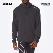 2xuaero系列夹克男士运动外套，上衣长袖运动衫跑步服速干防雨秋