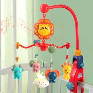 婴儿玩具床铃悬挂式可旋转床头，床摇铃新生，挂件风铃三个月宝宝吊挂