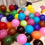 乳胶气球100只装加厚10寸2.2克亚光气球儿童生日婚庆装饰气球