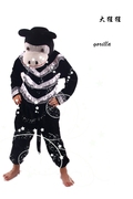 儿童动物表演服幼儿园黑色大猩猩小猴子舞蹈演出服套装猴子王造型
