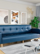 网红科技布艺沙发床1.8米多功能可折叠简易沙发2米发廊双人沙发