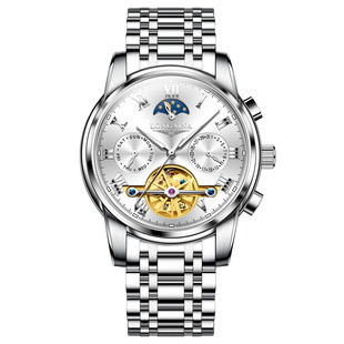 表全自动机械，陀飞轮瑞士手表士款手表，高档品牌防水男