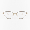 称称眼镜纯钛猫眼气质可配度数眼镜架女士优雅独特新颖小众眼镜框