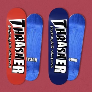 美国进口baker滑板thrasher联名款滑板青少年专业滑板，板面组装板