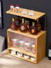 酒柜餐边柜现代简约展示柜网红小酒架欧式实木，靠墙家用客厅置物架