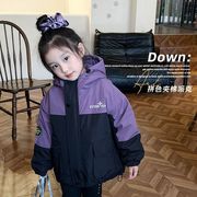 女童棉服外套秋冬款男儿童2023加厚夹棉深秋兄妹洋气派克初冬冲锋