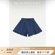 折扣Philosophy 女童荷叶边牛仔短裤netaporter