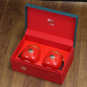 高档瓷罐包装盒空礼盒红茶绿茶金骏眉通用瓷罐茶叶礼盒装空盒定制